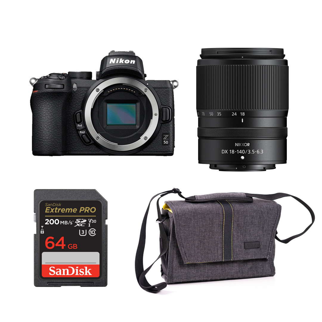 Nikon Z50 + Z DX 18-140mm f/3.5-6.3 VR + SD 64gb + original torba - garancija 3 godine! - 1